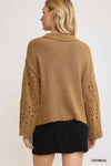 Oversized Crochet Knit Cardigan
