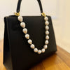 Beaded Pearl Handbag Charm