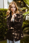 Single Breasted Peaked Lapel Blazer