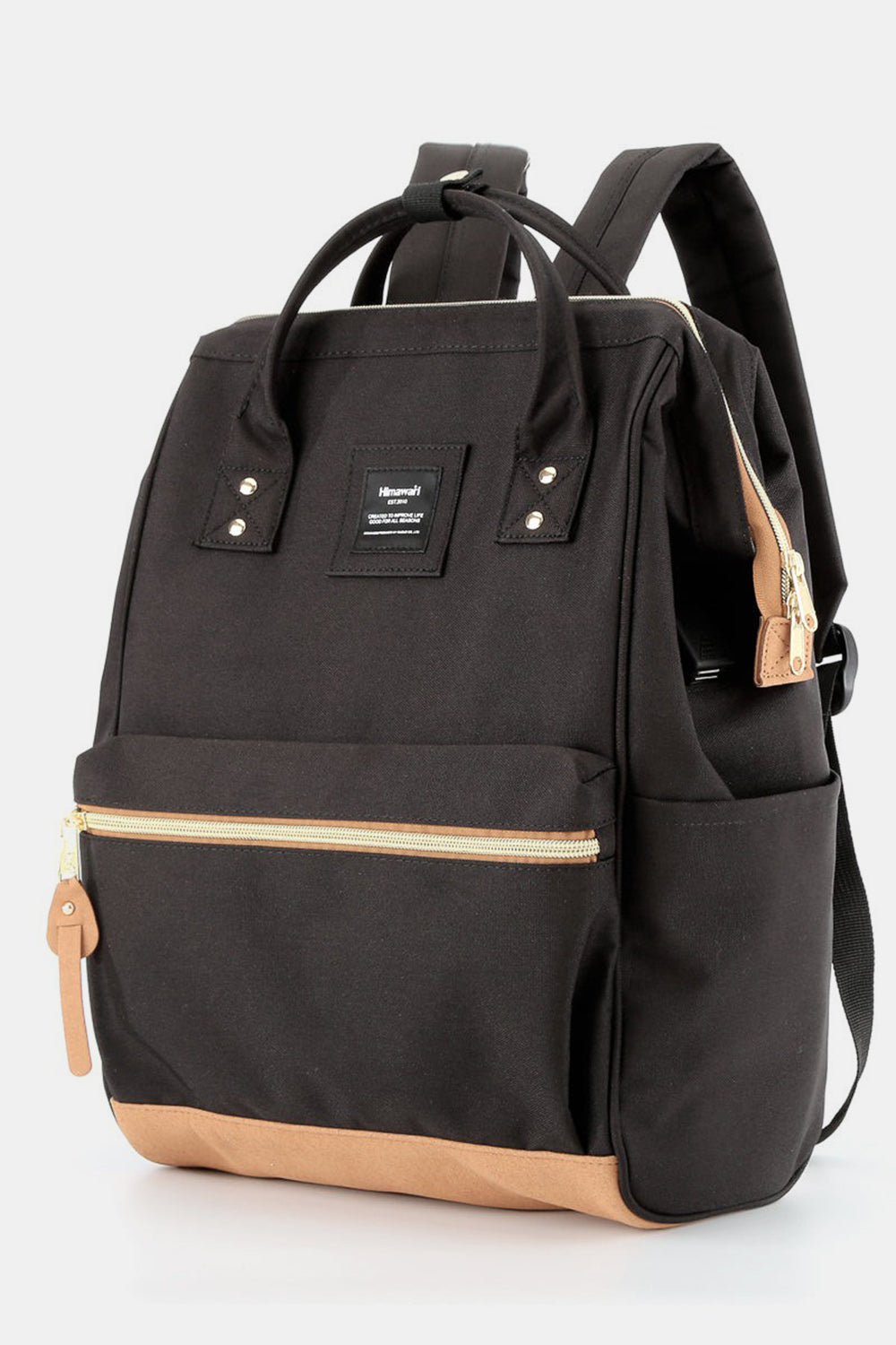 Waterproof Canvas Backpack Bag with Side Pockets. Computer Bag. Work Bag. Book bag. 