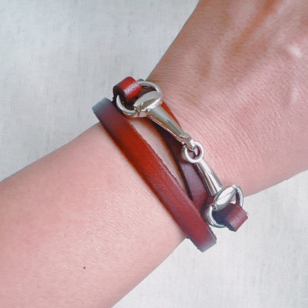 Equestrian Double Wrap Bracelet-Reef Love