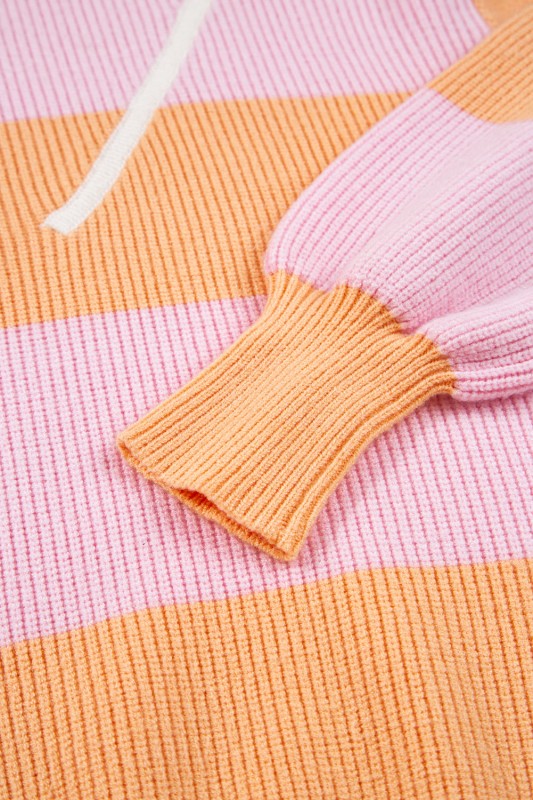 Claire Half Zip Oversized Sweater-Sweater-Reef Love