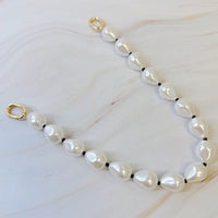 Beaded Pearl Handbag Charm