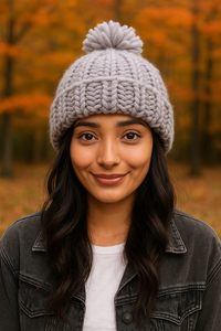 Soft Chunky Cable Knit Beanie