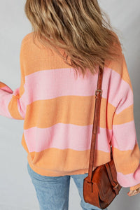Claire Half Zip Oversized Sweater-Sweater-Reef Love
