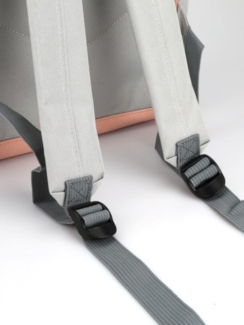 Waterproof Canvas Backpack Bag with Side Pockets. Computer Bag. Work Bag. Book bag. 