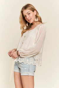 ADORA Button Down Embroidered Blouse-blouse-Reef Love
