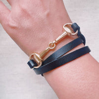 Equestrian Double Wrap Bracelet-Reef Love