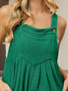Shop Jade Crinkle Wide Leg Short-All Overalls-Shop the Crinkle Rib Textured Wide Leg Short Overalls. Featuring a relaxed fit, wide legs, and breathable texture, perfect for casual days or weekend outings.-Reef Love Boho-Chic Boutique