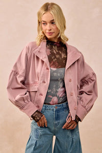 Shop Flower Printed Sheer Mesh Top with Thumb Opening-This stunning sheer mesh blouse features a romantic floral print in soft pink and coral tones against a dark base. Stretchy semi-transparent mesh fabric.-Reef Love Boho-Chic Boutique
