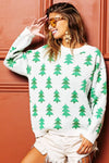 Christmas Tree with Pearl Bead Sweater-Reef Love