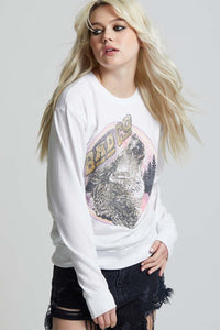Bad Company Tour Slim-fit Vintage Band Sweatshirt