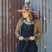 Chunky Natural Turquoise Bracelet-The Jewelry Junkie-Reef Love