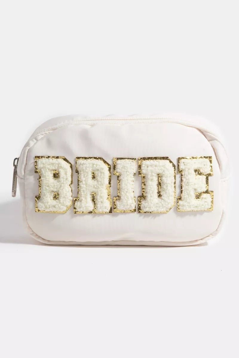 Fuzzy Glitter Bride Crossbody Bag - Reef Love