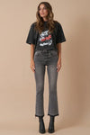 High Rise Crop Boot Denim - Reef Love
