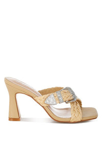 Nimaya Braided Criss - Cross Strap Heel Sandals - Reef Love