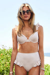 Ruffled Adjustable Straps Bikini Set-Classic Bikini-Reef Love