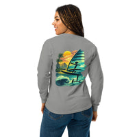 Foil Hawaii Long Sleeve Graphic Tee - Reef Love Custom Design-perfect windsurfing, wing foiling, windsurf foil themed graphic t-shirt-custom Reef Love Design