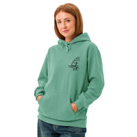 Windsurf Foil Classic Sunset Graphic Unisex Hoodie-perfect windsurfing, wing foiling, windsurf foil themed graphic t-shirt-custom Reef Love Design