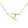 Gold Monogram Initial Necklace