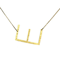 Gold Monogram Initial Necklace