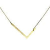 Gold Monogram Initial Necklace